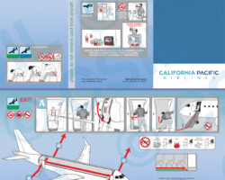 Embraer 170 Embraer EMB-170 Safety Card