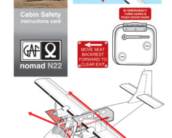Nomad N22 GAF N22 Safety Card