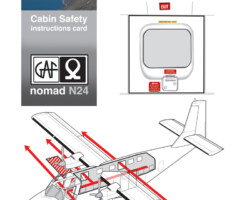 Nomad N24 GAF N24 Safety Card