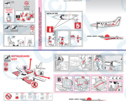 SWM Merlin 300 Swearingen Merlin 300 Safety Card