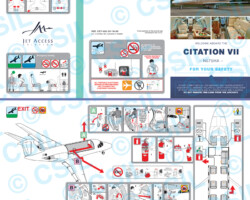 Cessna Citation VII Cessna Citation VII Safety Card