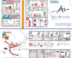 Cessna Citation X Cessna Citation X/Citation 750 safety card