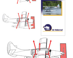DHC-3 Otter DeHavilland Otter Safety Card