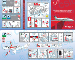Hawker 400XP Hawker 400XP Safety Card
