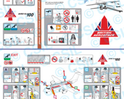 AVRO RJ100 AVRO RJ100 Safety Card