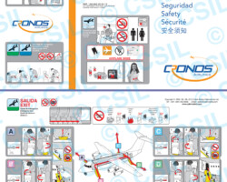 BAe 146 British Aerospace BAe-146 Safety Card